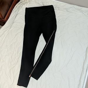 Athleta zip up tights